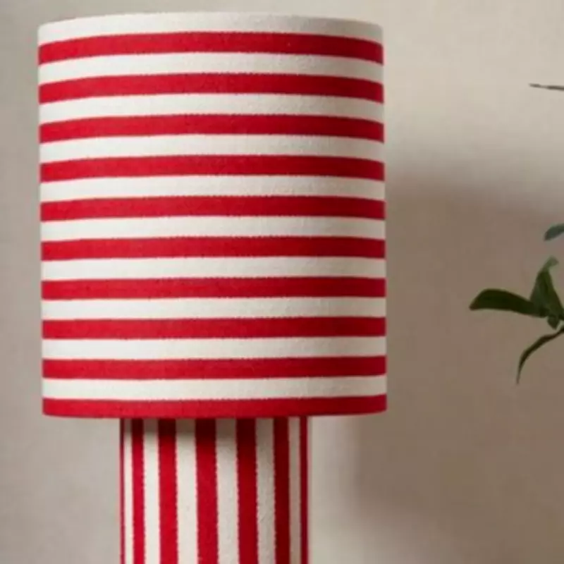 Dusk Slashes £14 Off Striped Table Lamp That 'Brightens Up the Bedroom'