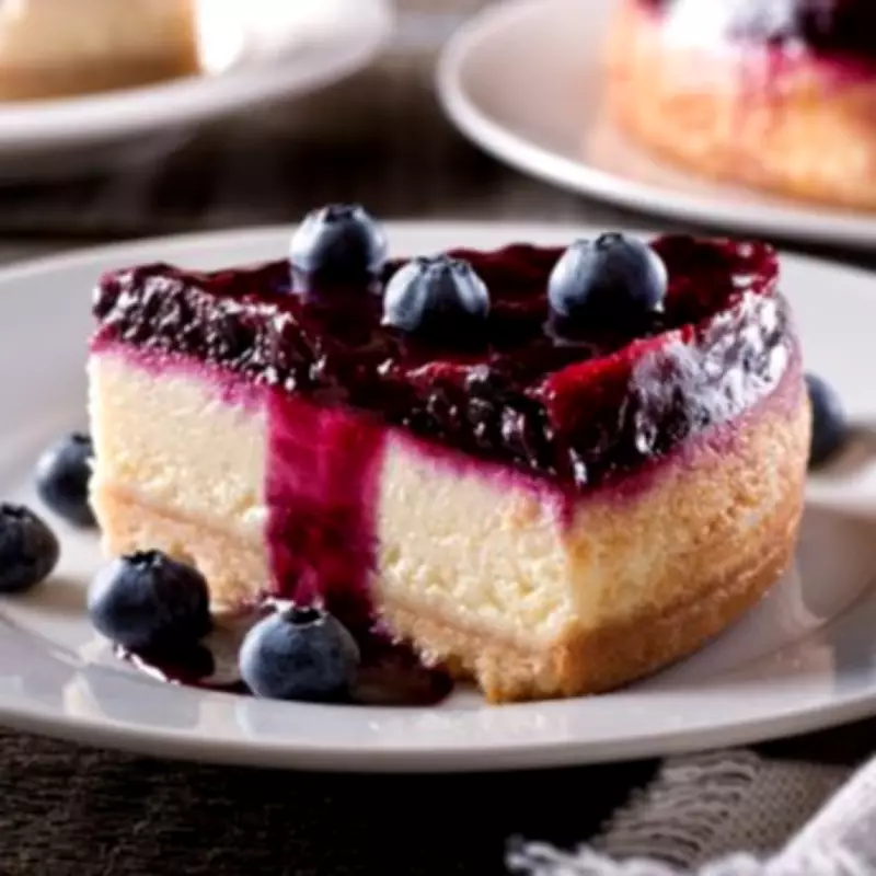 Easy No-Bake Blueberry White Chocolate Cheesecake Recipe for Spring