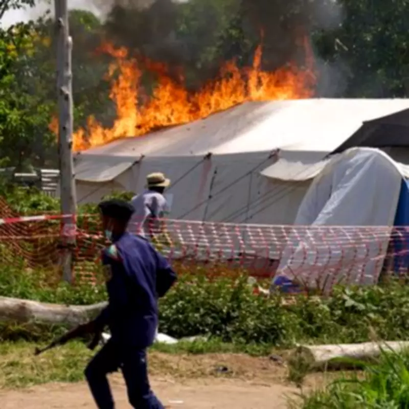 Ebola Field Hospital Set on Fire by Angry Mob in DR Congo