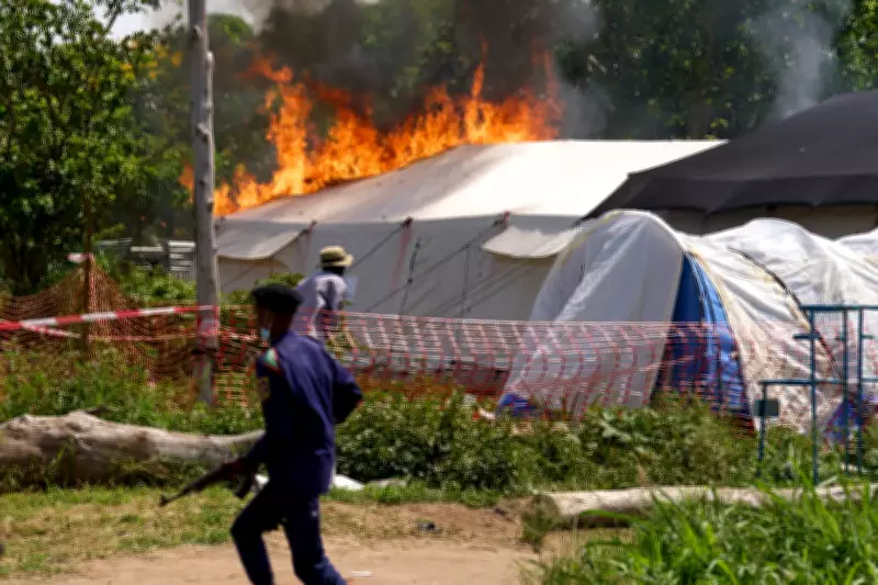 Ebola Patients Flee as Second Treatment Tent Torched in Congo