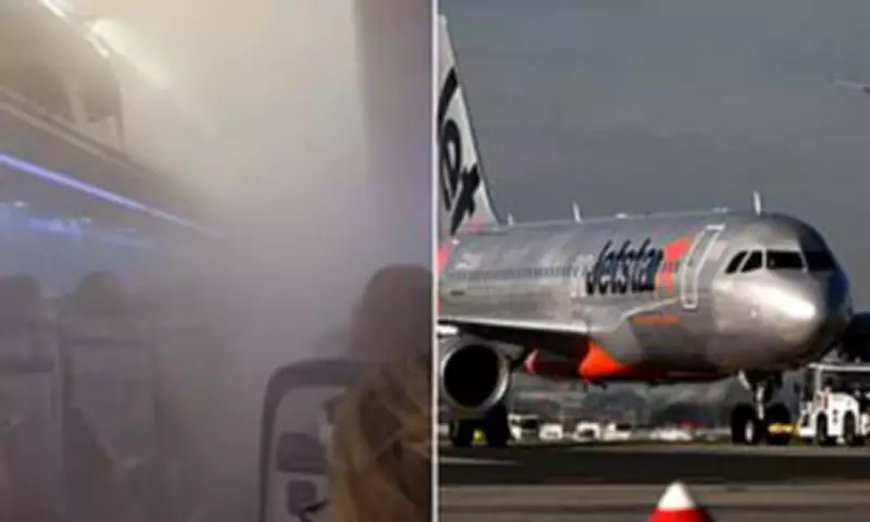 Eerie Fog Fills Jetstar Cabin Before Bali-Melbourne Flight