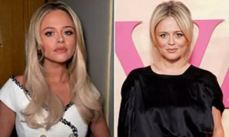 Emily Atack Stuns in Two Looks at Rivals Screening Ahead of Season 2