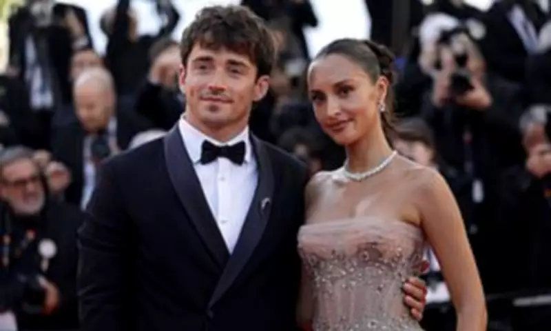 F1 Star Charles Leclerc and Wife Alexandra Dazzle at Cannes Red Carpet