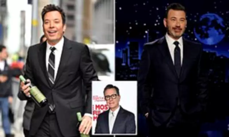 Fallon and Kimmel Go Dark in Solidarity for Colbert's Final Late Show