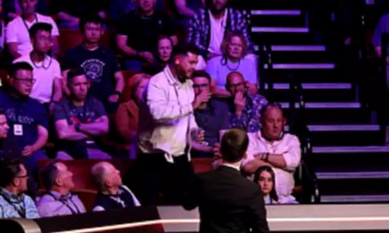 Fan Ejected from Crucible for Epstein Protest During Snooker Semi-Final