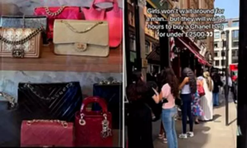 Fashionistas Queue for Hours at Sellier's Designer Bag Flash Sale in London