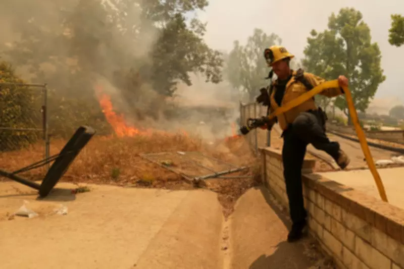Fast-Moving Simi Valley Brush Fire Forces Evacuations in Southern California