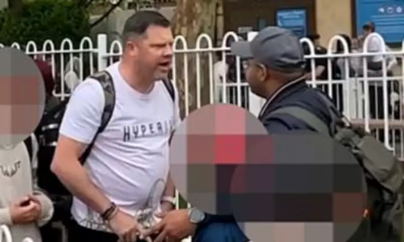 Father denies racism in Chessington queue row, claims jumpers lied