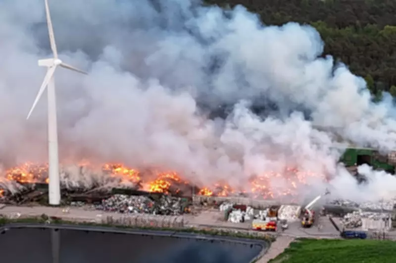 Fife Landfill Fire Continues for Over a Week as Smoke Warnings Issued