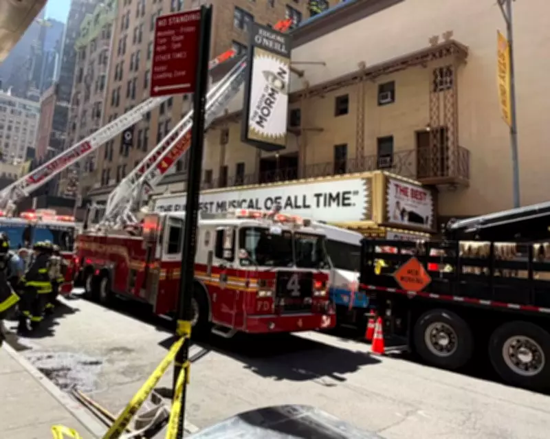 Fire Forces Temporary Closure of Book of Mormon Theater on Broadway