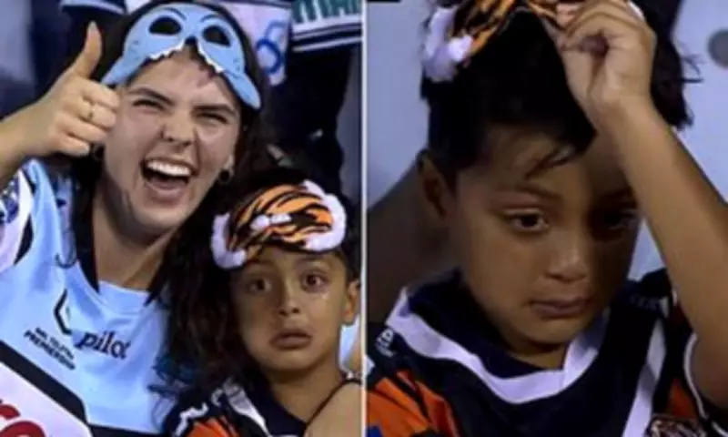Five-Year-Old Wests Tigers Fan's Tears Go Viral After Heavy Loss