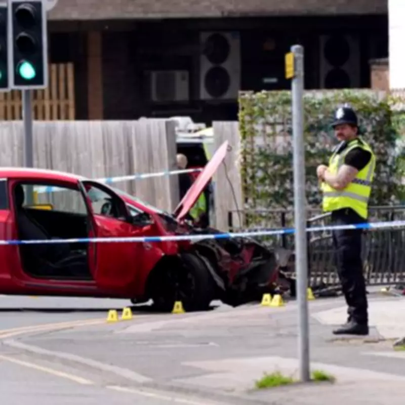Footballer fighting for life after car ploughs into group in Arnold