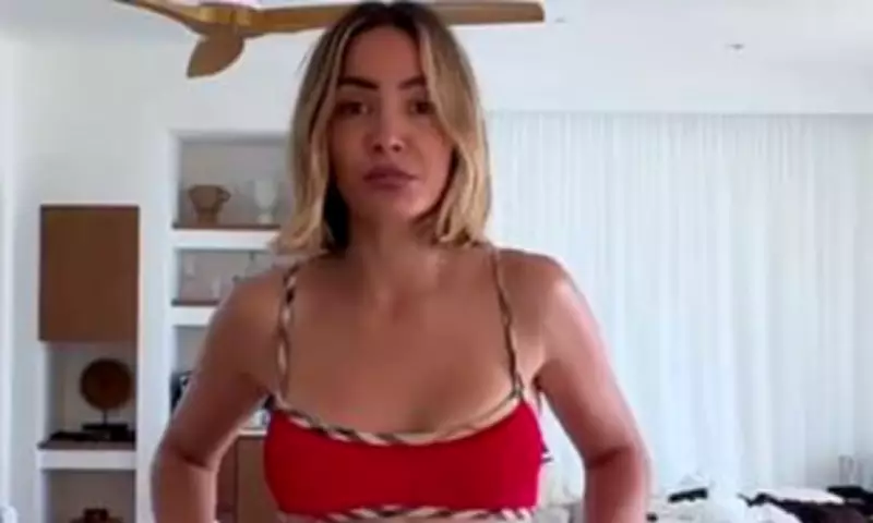 Frankie Bridge Hits Back at Mum-Shamers in Red Bikini