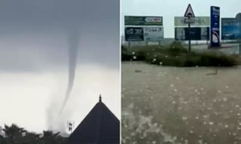 Freak Storms and Waterspouts Batter Southern Spain's Coast