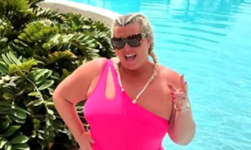 Gemma Collins Stuns in Pink Swimsuit, Urges Body Confidence