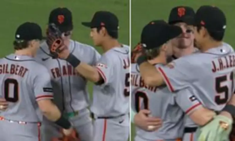 Giants Players Go Viral with Bizarre Celebration After Win Over Dodgers