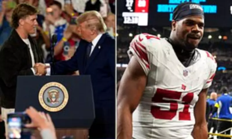 Giants Star Abdul Carter Blasts QB Jaxson Dart for Introducing Trump at Rally