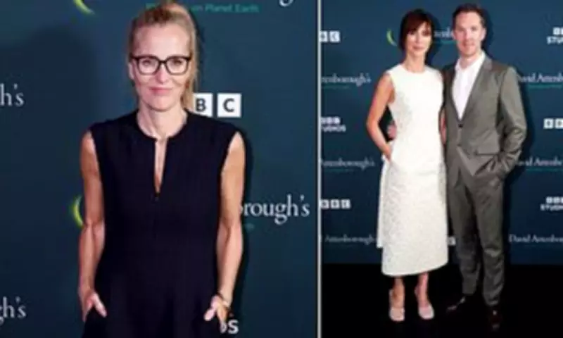 Gillian Anderson and Benedict Cumberbatch Attend Attenborough's 100th Birthday Event