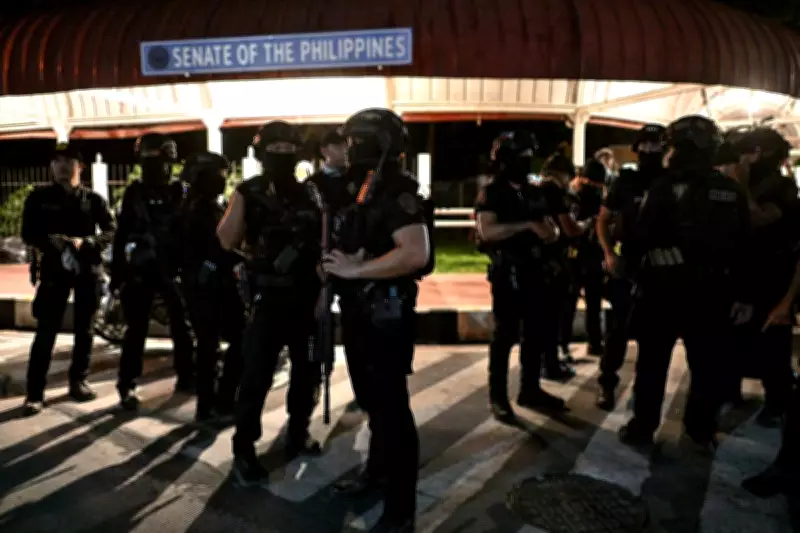 Gunshots Erupt in Philippine Senate as Authorities Try to Arrest Ex-Police Chief