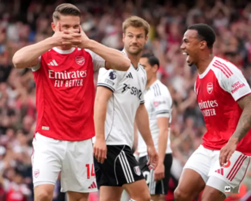 Gyökeres Double Fires Arsenal Past Fulham to Turn Title Pressure on Manchester City