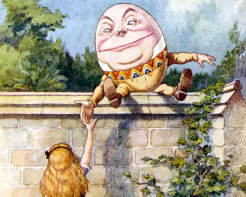 Half-Birthday Hint in Lewis Carroll's Classic Through the Looking-Glass