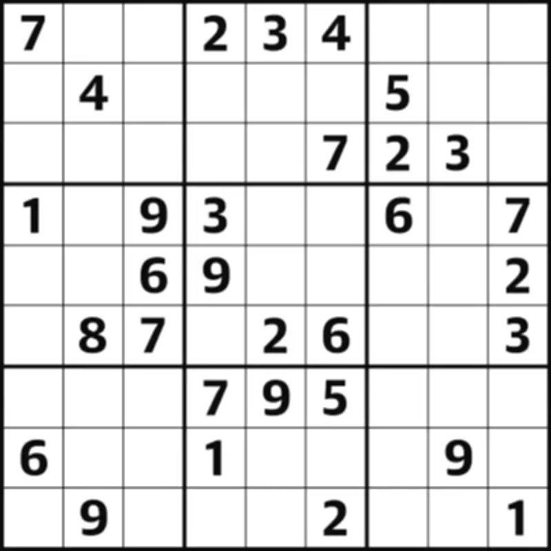 Hard Sudoku Puzzle 7312 Challenges Puzzle Enthusiasts