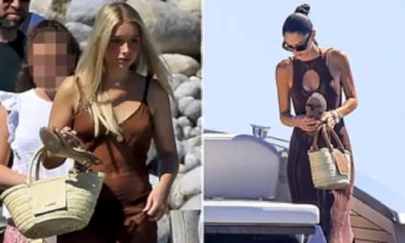 Harper Beckham Copies Brother Romeo's Girlfriend Kim Turnbull's Style in Ibiza