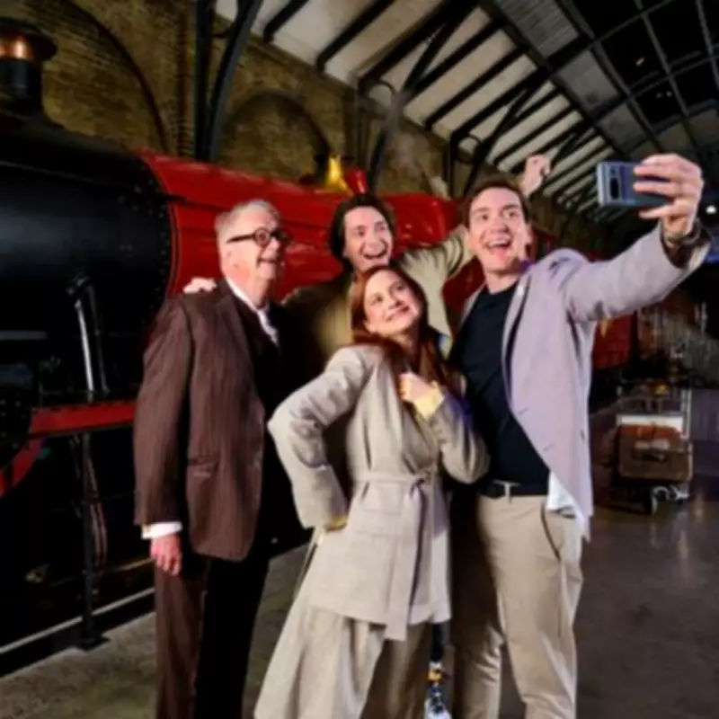 Harry Potter Weasley Family Reunites After 25 Years at Studio Tour