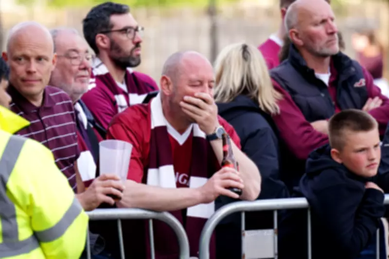 Hearts Fans Devastated After Late Celtic Goals Deny Title