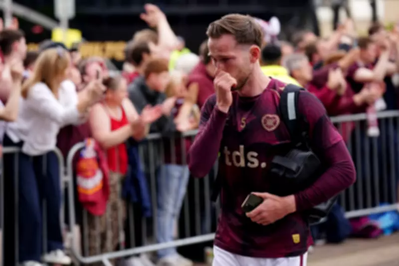 Hearts Players in Tears at Tynecastle Return After Celtic Title Defeat