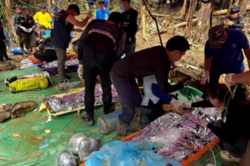 Heavy Rain Hinders Rescue of Two Missing Men in Laos Cave