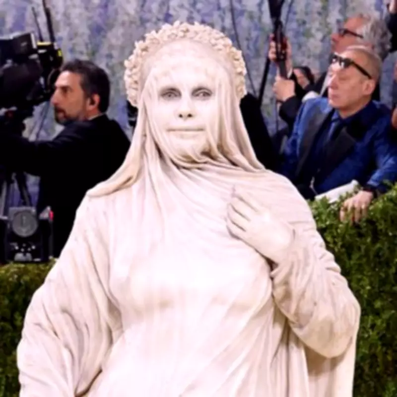 Heidi Klum Stuns as Marble Statue at Met Gala 2026