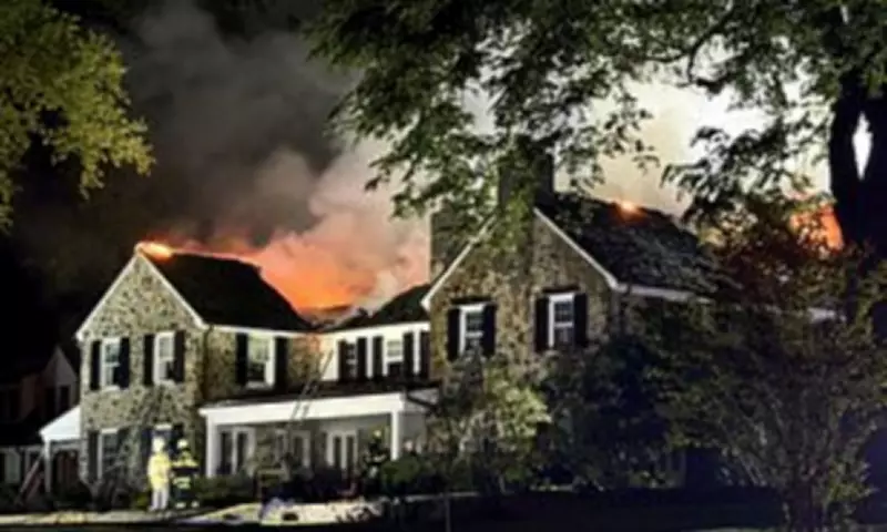 Historic Mansion on Philadelphia's Main Line Destroyed in Three-Alarm Fire