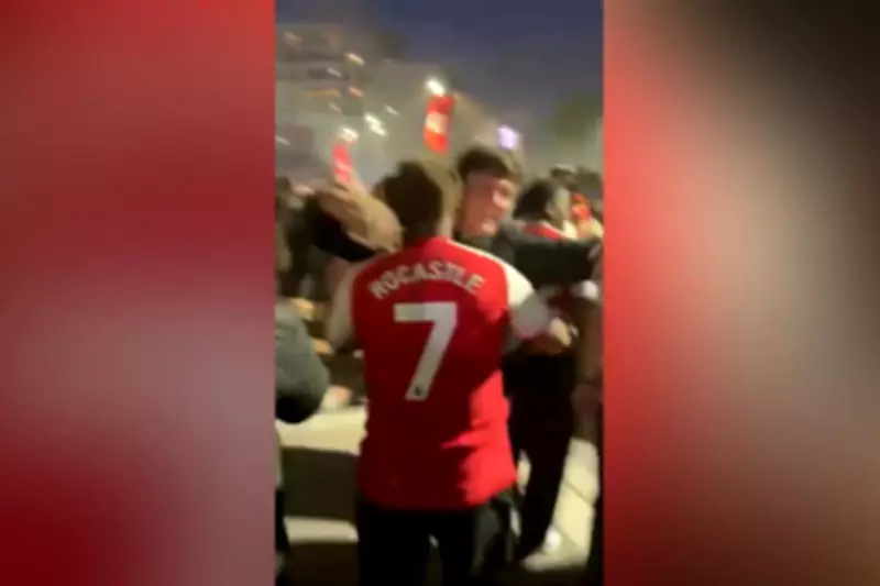 Ian Wright Joins Arsenal Fans in Title Win Celebrations Outside Emirates
