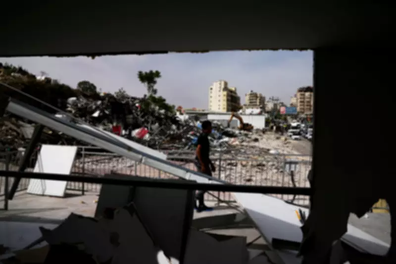 Israeli Bulldozers Raze Palestinian Shops for Settlement Road Project