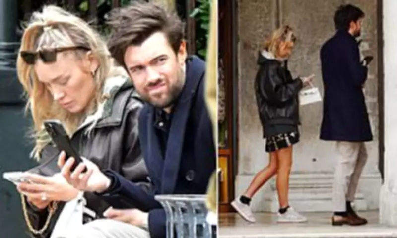 Jack Whitehall and Roxy Horner More Focused on Phones Than Each Other During Venice Minimoon