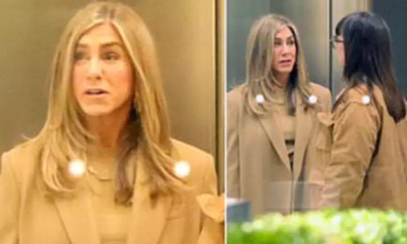 Jennifer Aniston Films Season 5 of The Morning Show in LA