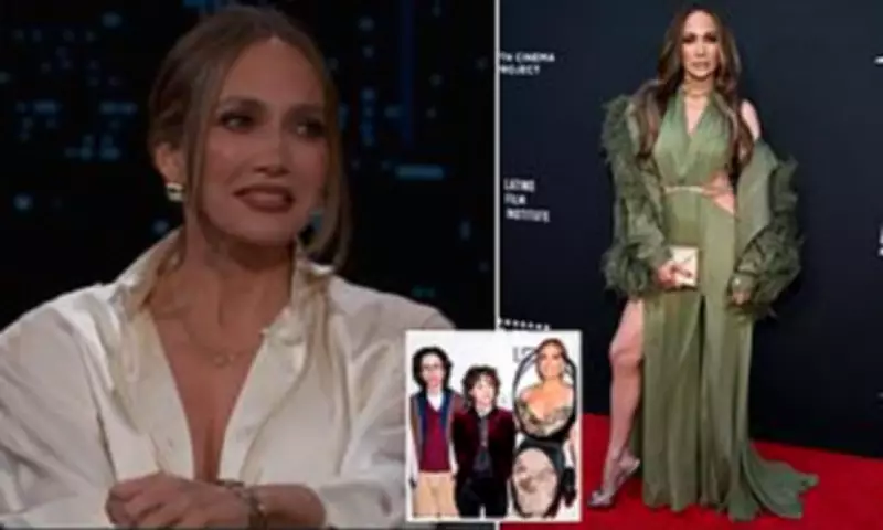 Jennifer Lopez Emotional About Twins Leaving for College on Kimmel