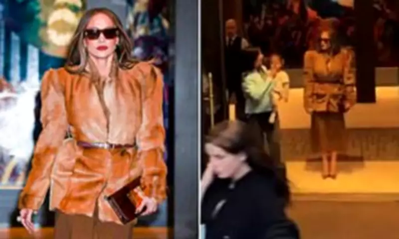 Jennifer Lopez Mocked for 'Diva' Behavior Outside NYC Hotel