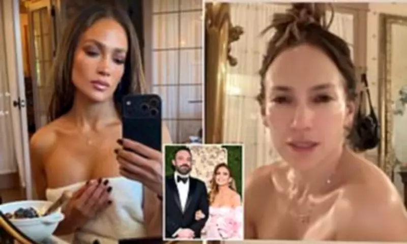 Jennifer Lopez Promotes Skincare in Bath Video Amid Home Sale Loss