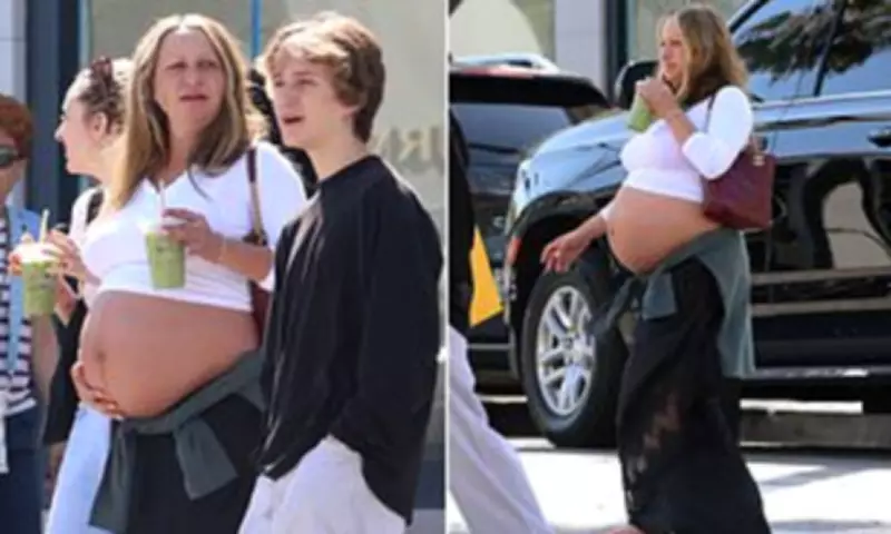 Jennifer Meyer, 49, Shows Baby Bump in LA After Due Date