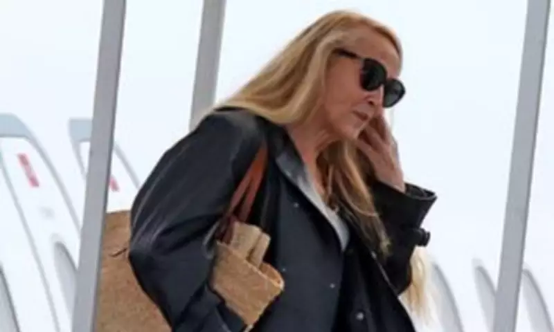 Jerry Hall Arrives in Scotland for Celebrity Traitors Series Two