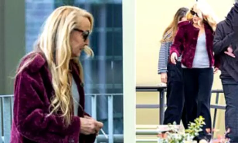 Jerry Hall Spotted Smoking Upon Arrival for Celebrity Traitors in Scotland