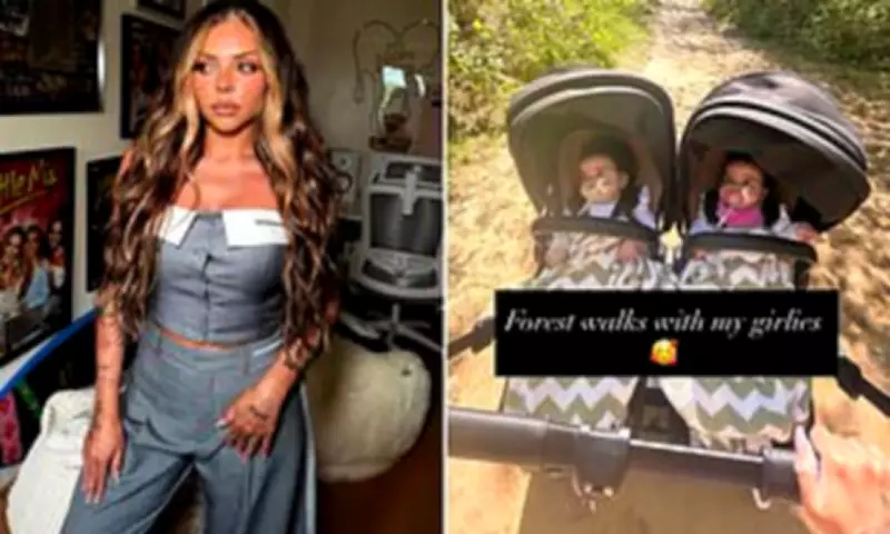 Jesy Nelson Shares Forest Walk with Twins Amid SMA Campaign