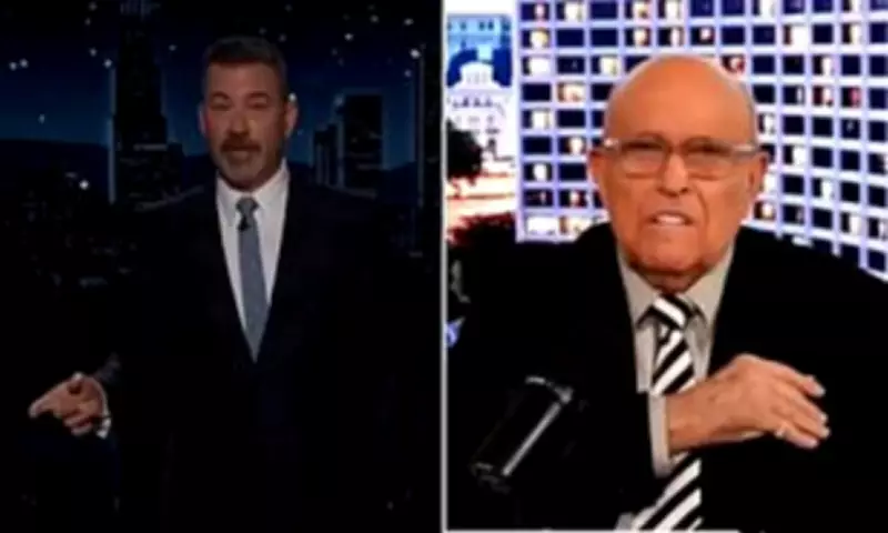 Jimmy Kimmel Joked About Giuliani 'Rising from Grave' Days Before Hospitalization