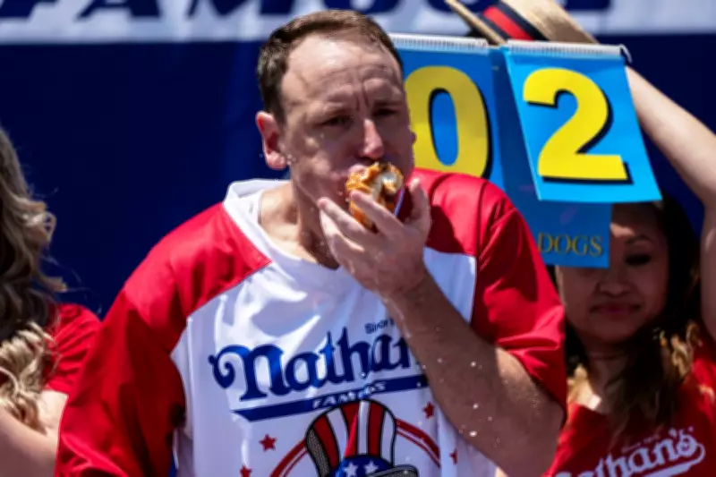 Joey Chestnut Defends Hot Dog Title on Probation After Battery Plea