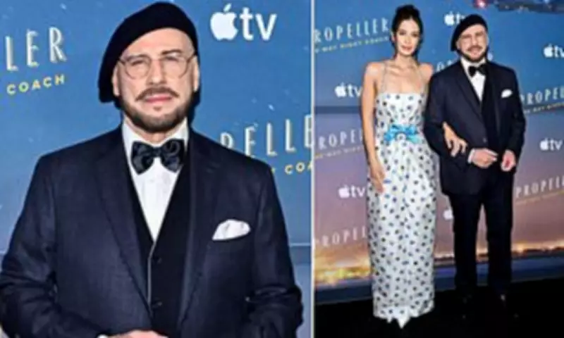 John Travolta Dons Beret Again at NYC Premiere of Directorial Debut