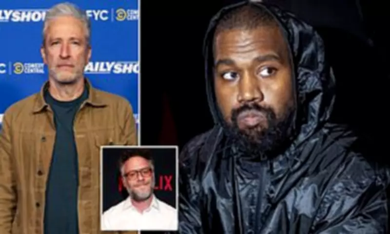 Jon Stewart and Seth Rogen Slam Kanye West's Comeback Over Anti-Semitic Rants