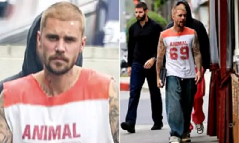 Justin Bieber Rocks 'ANIMAL 69' Jersey Shirt for Tacos Outing in LA