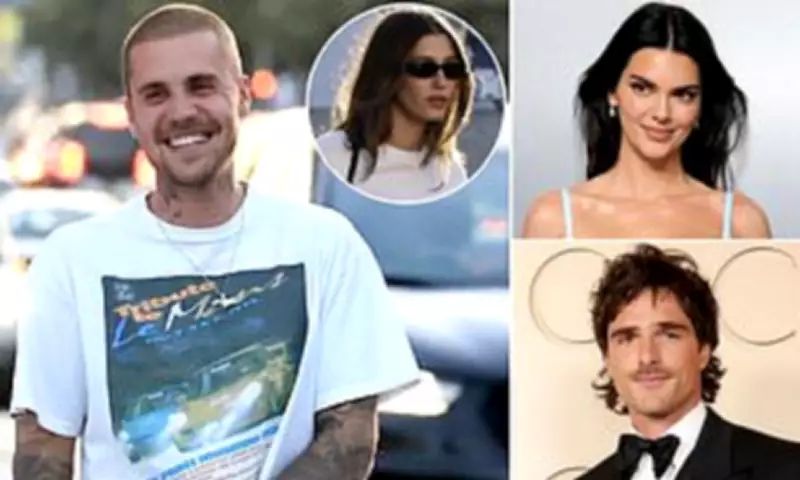Justin Bieber Smiles Amid Reports He Played Matchmaker for Kendall Jenner and Jacob Elordi